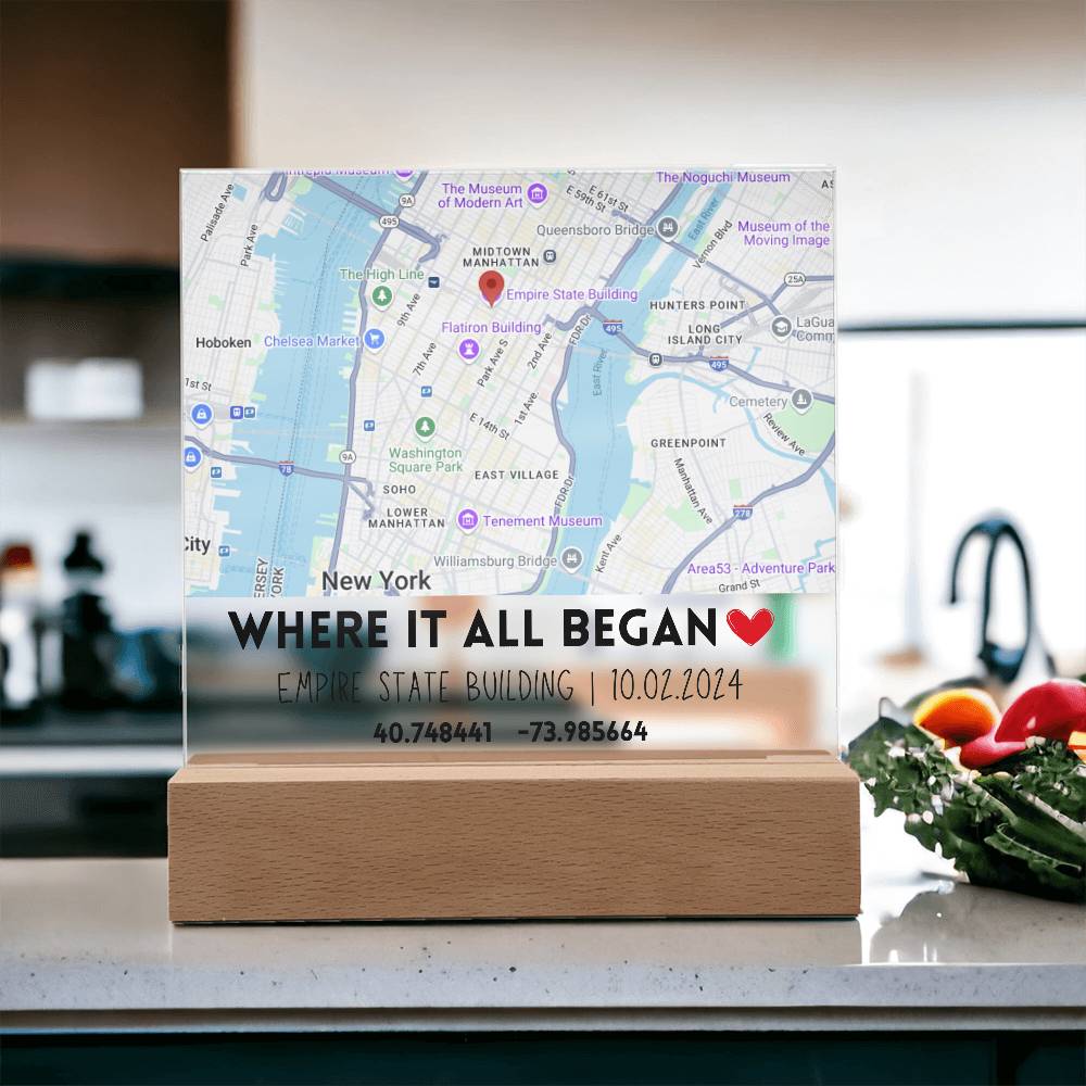 Where it All Began Custom Map Square
