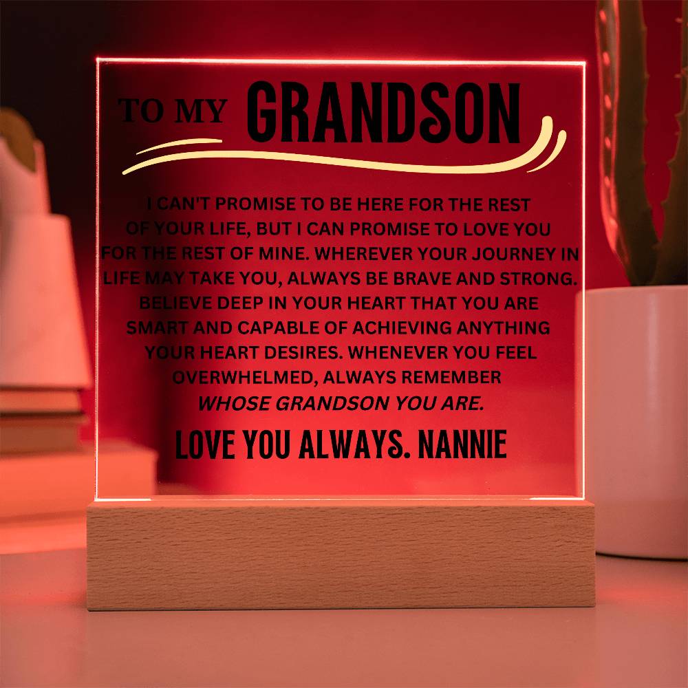 To my grandson Nannie