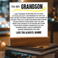 To my grandson 29032025