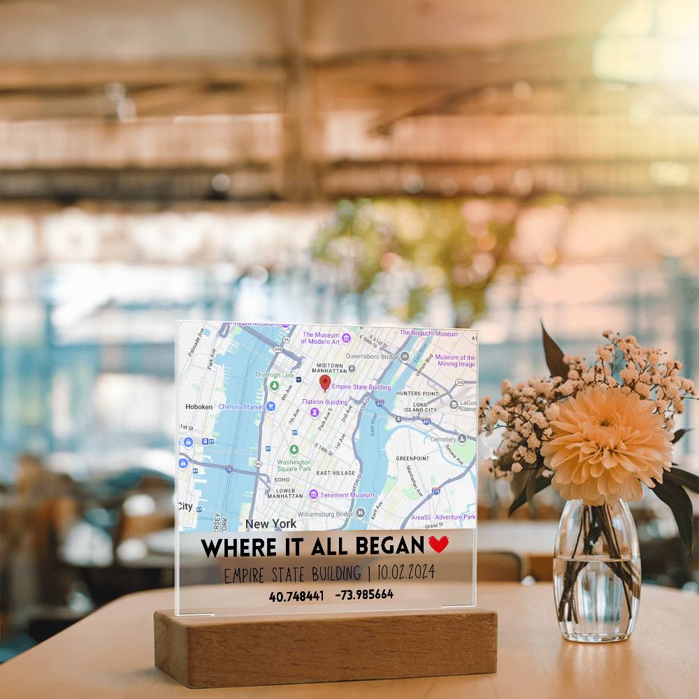 Where it All Began Custom Map Square