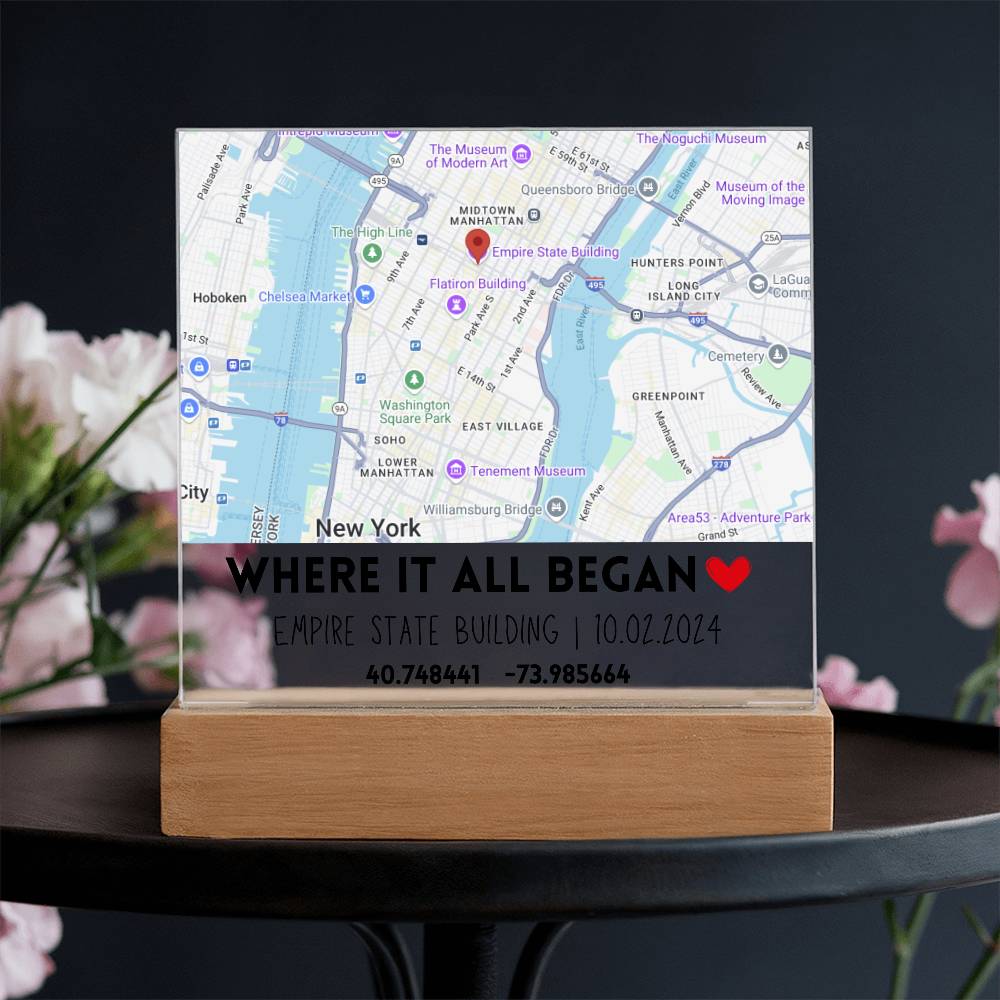 Where it All Began Custom Map Square