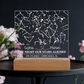 The Night Our Stars Aligned Custom Square Acrylic