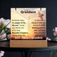 To My Grandson Acrylic Plaque, Love Grandma