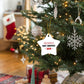 Star Ornament Christmas 2024 Red