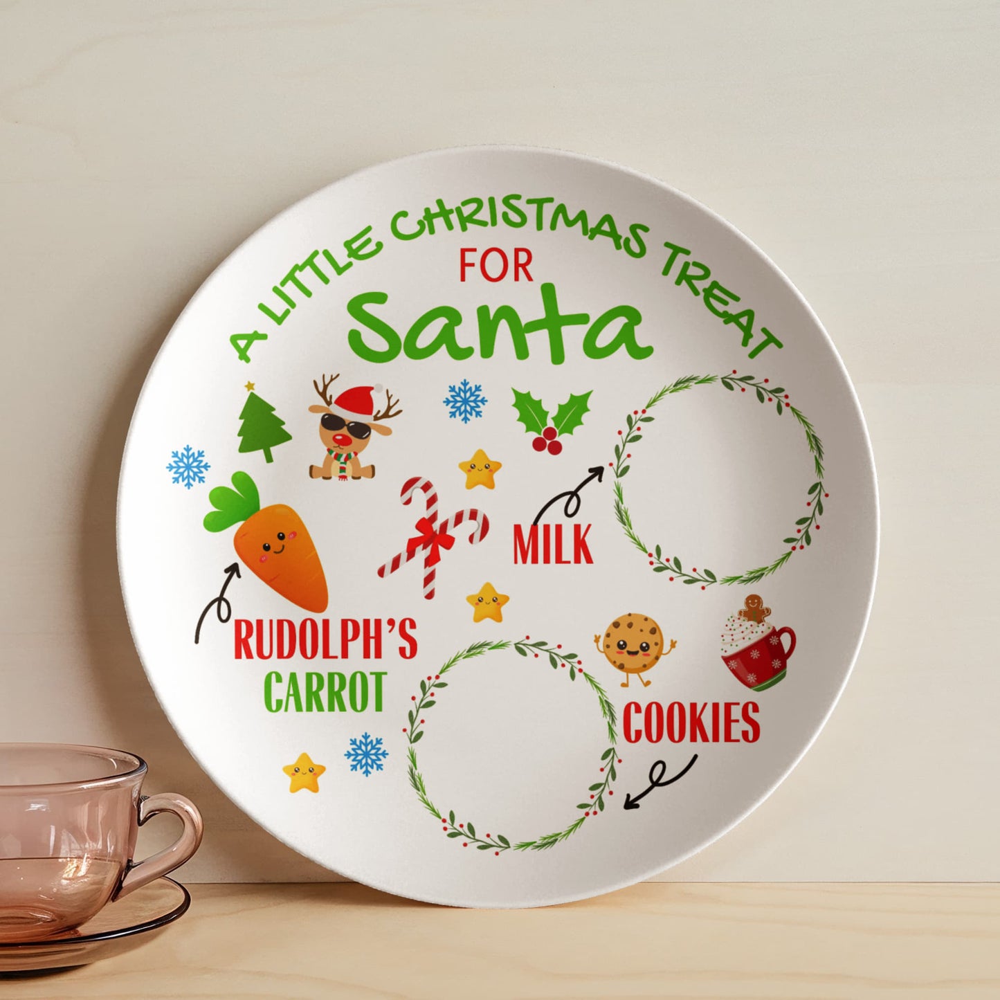 Little Kid Plate for Santa