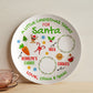 Little Kid's Plate Custom Name For Santa Cookies