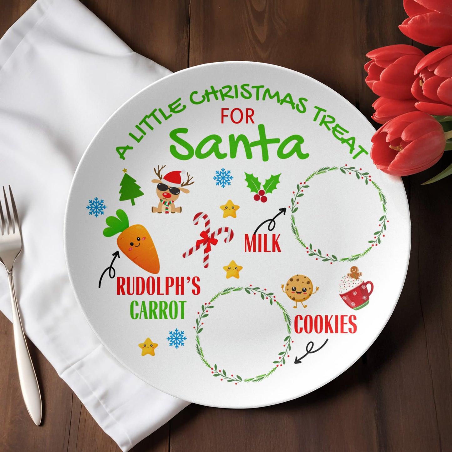 Little Kid Plate for Santa