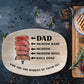 Dad Platter Light Wood Pattern Steak