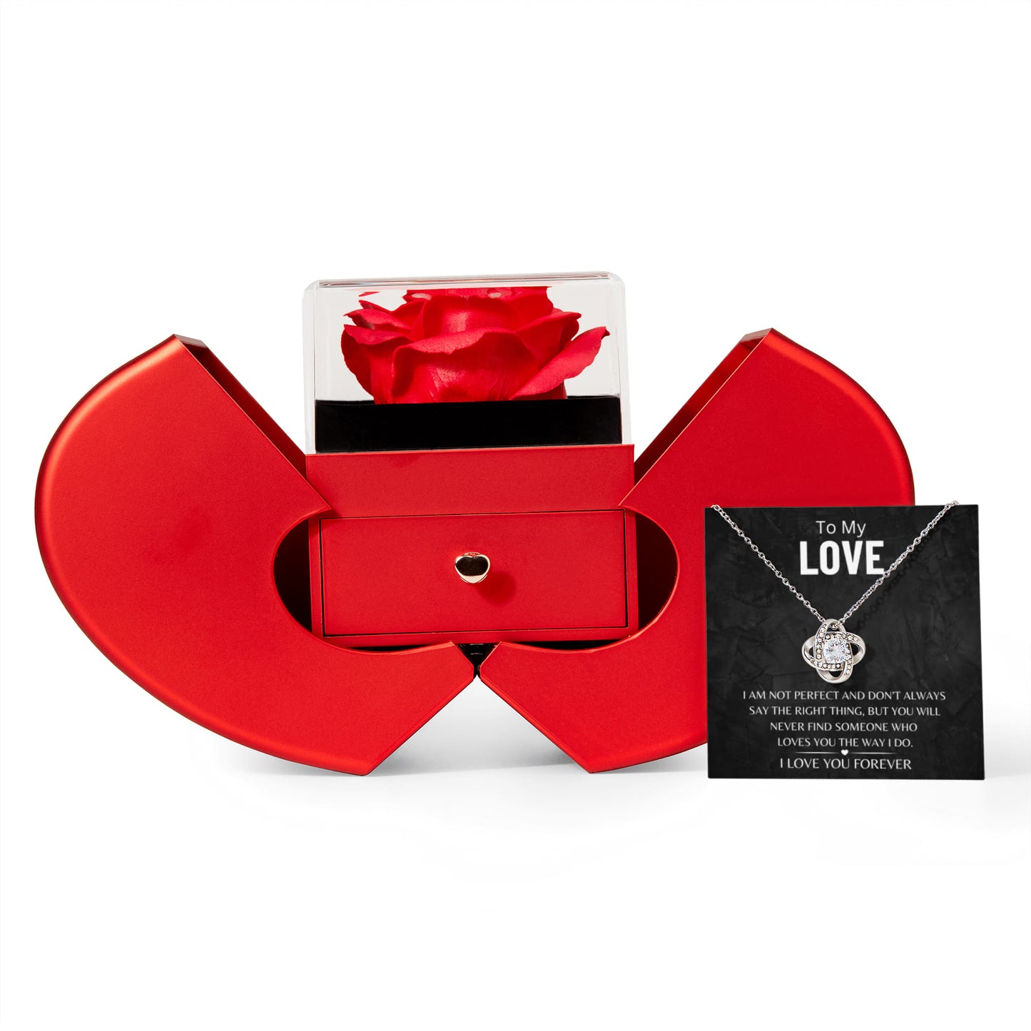 Forever Rose - Heart Box - To My Love