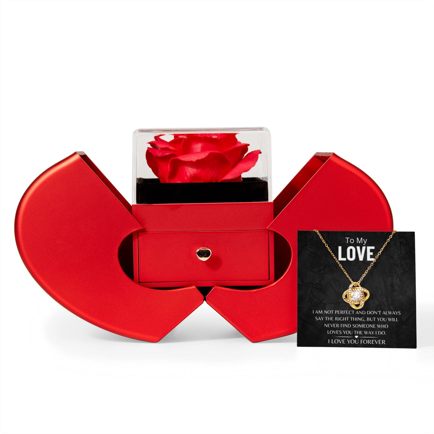 Forever Rose - Heart Box - To My Love