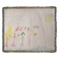 Heirloom Blanket Kids Drawing Horizontal Landscape