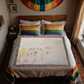 Heirloom Blanket Kids Drawing Horizontal Landscape