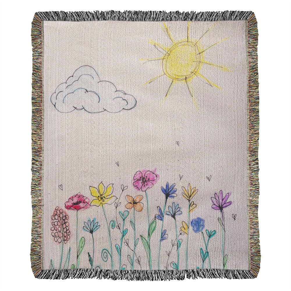 Heirloom Blanket Cotton Buyer Kid's Drawing Upload Vertical
