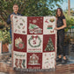Checkered Family Heirloom Christmas Blanket