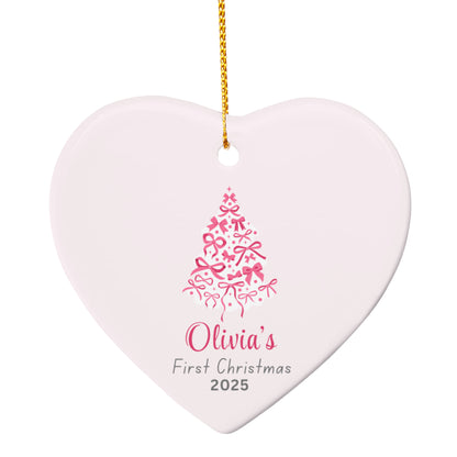 Custom Name First Christmas Ornament