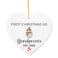 First Christmas as Grandparents Ornament 08032026