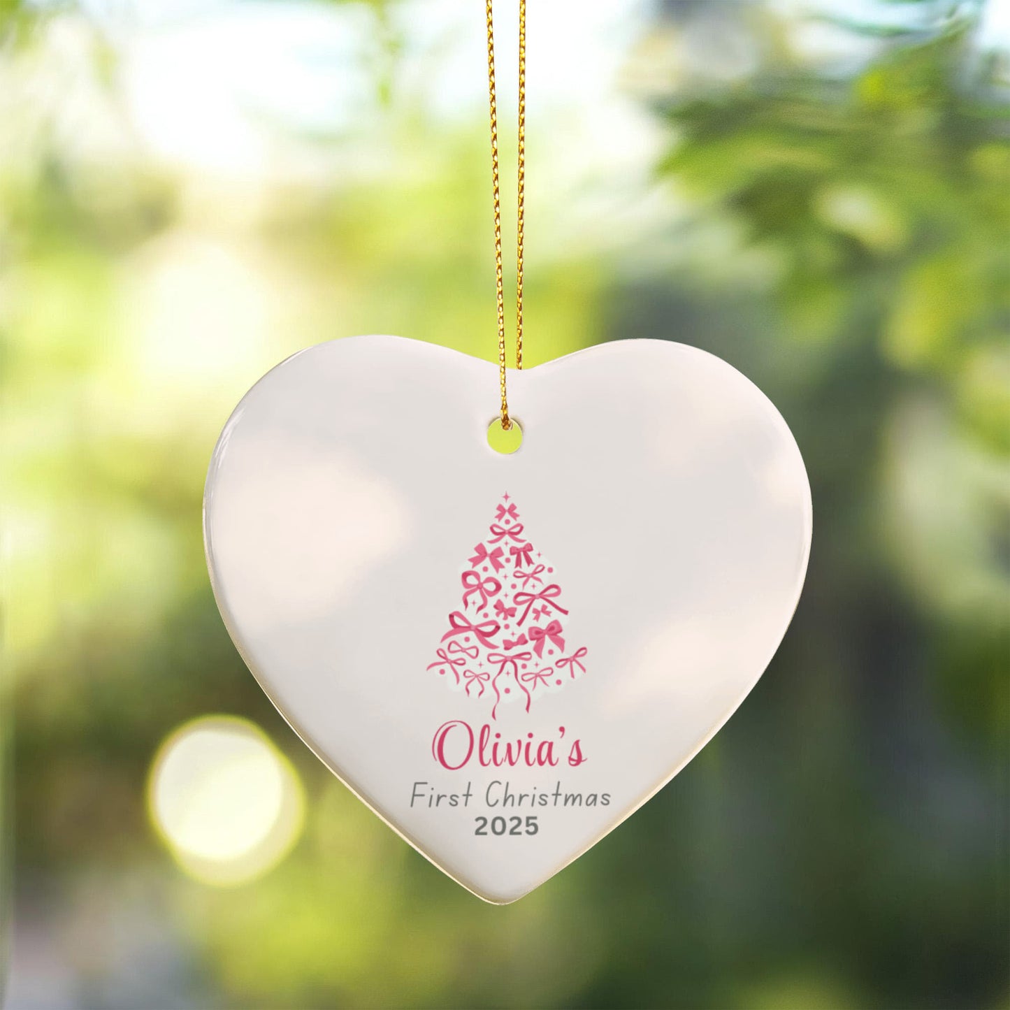 Custom Name First Christmas Ornament