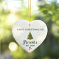 First Christmas as Parents Heart Ornament