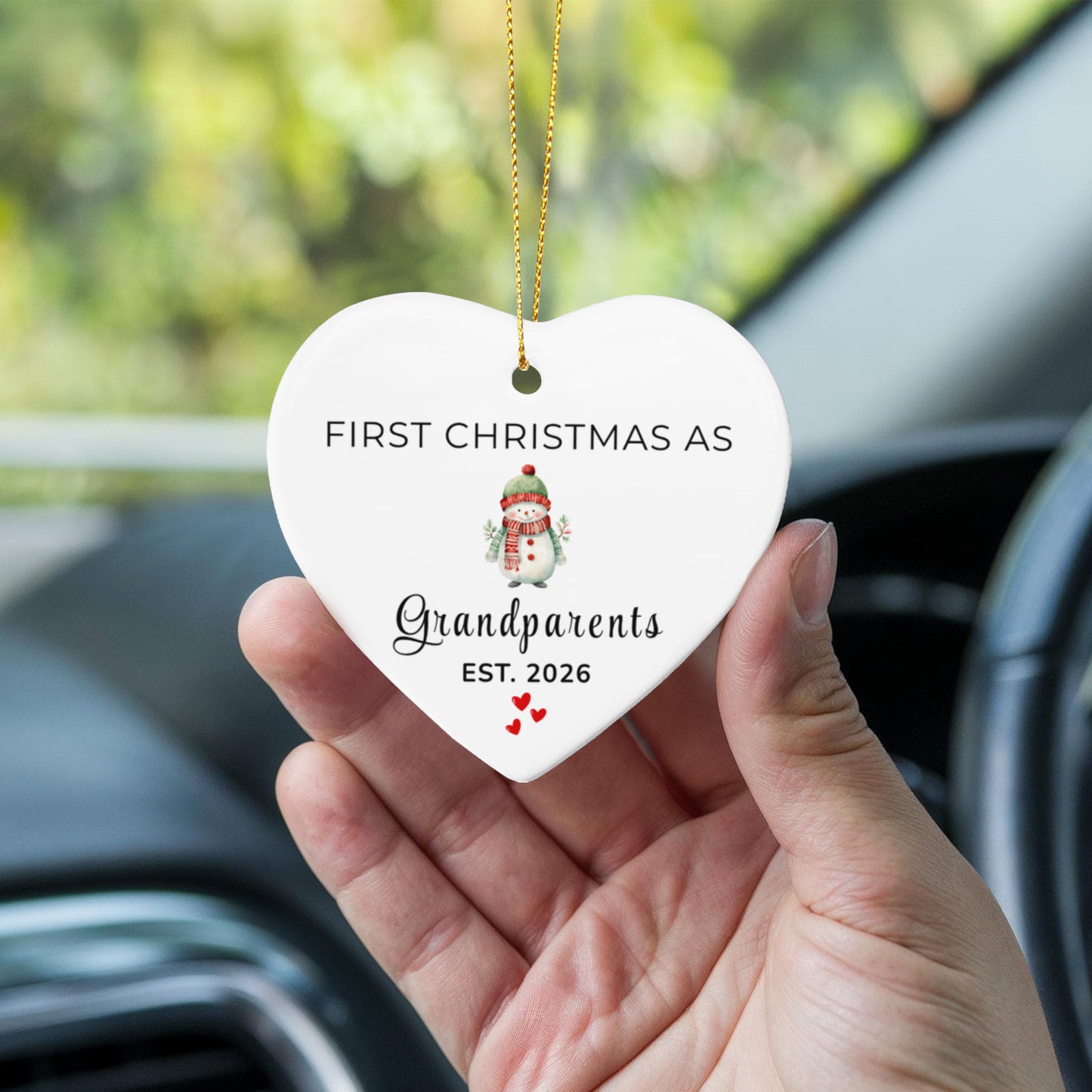 First Christmas as Grandparents Ornament 08032026