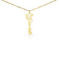 Engraved Name Necklace Graduation Cap