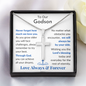 To Our Grandson Cross Necklace