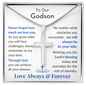 To Our Grandson Cross Necklace
