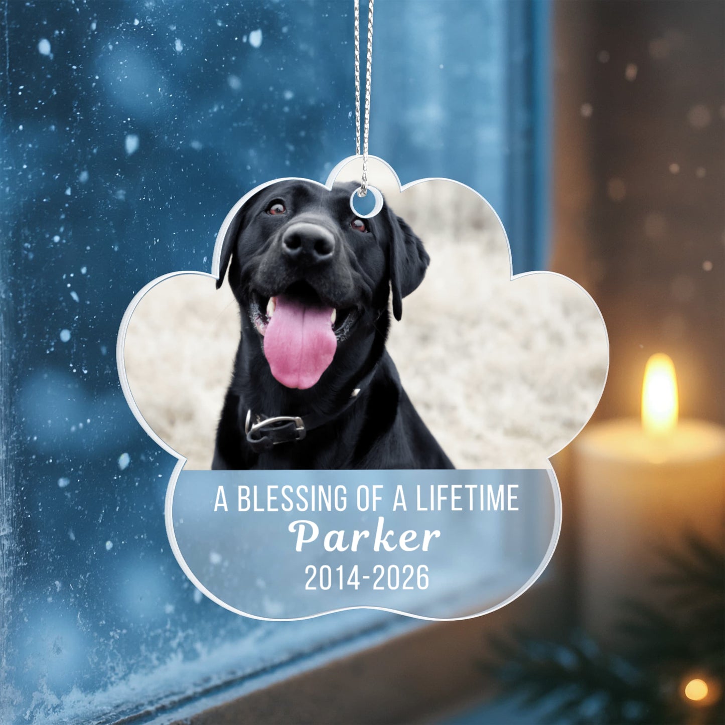 Acrylic Paw Pet Ornament