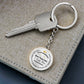 To My Grandson Circular Keychain, I Love You Always & Forever