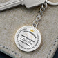 To My Grandson Circular Keychain, I Love You Always & Forever