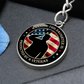 Army Veteran Keychain for Daughter