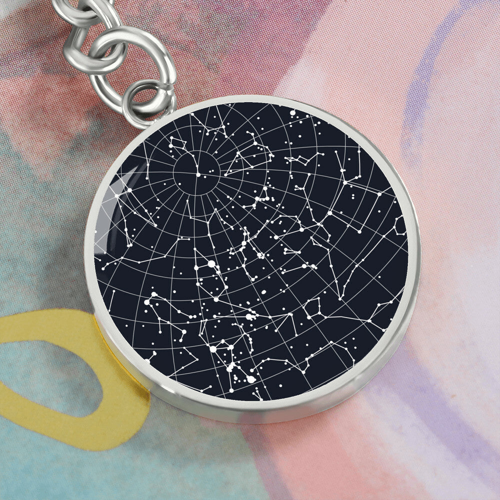 Celestial Night Sky Keychain Baldwinsville