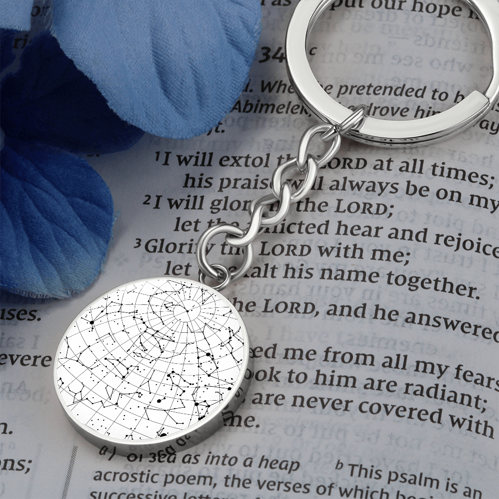 Celestial Night Sky Keychain Raritan NJ