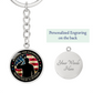 Army Veteran Keychain for Daughter