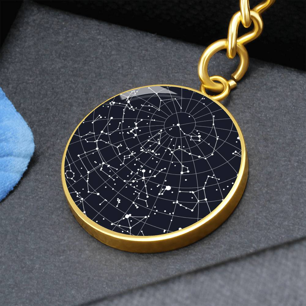 Celestial Night Sky Keychain Loves Park IL
