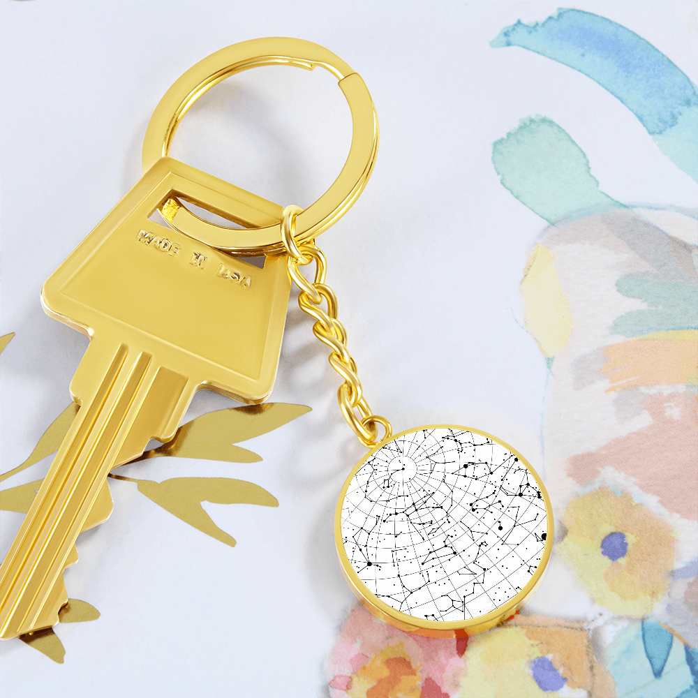 Celestial Night Sky Keychain Raritan NJ