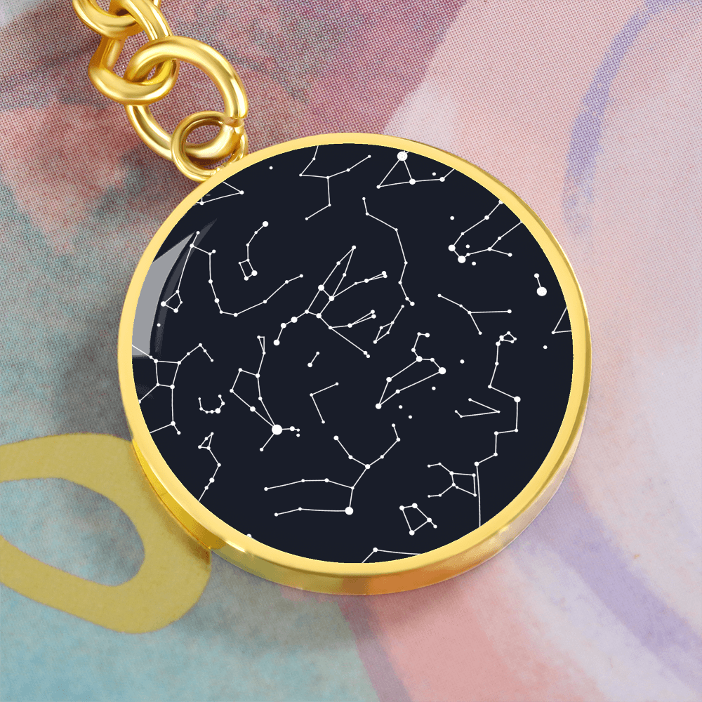 Celestial Night Sky Circle Pendant Washington DC