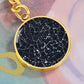 Celestial Night Sky Penticton BC Keychain