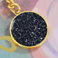 Celestial Night Sky Keychain Seattle