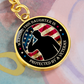 Army Veteran Keychain for Daughter