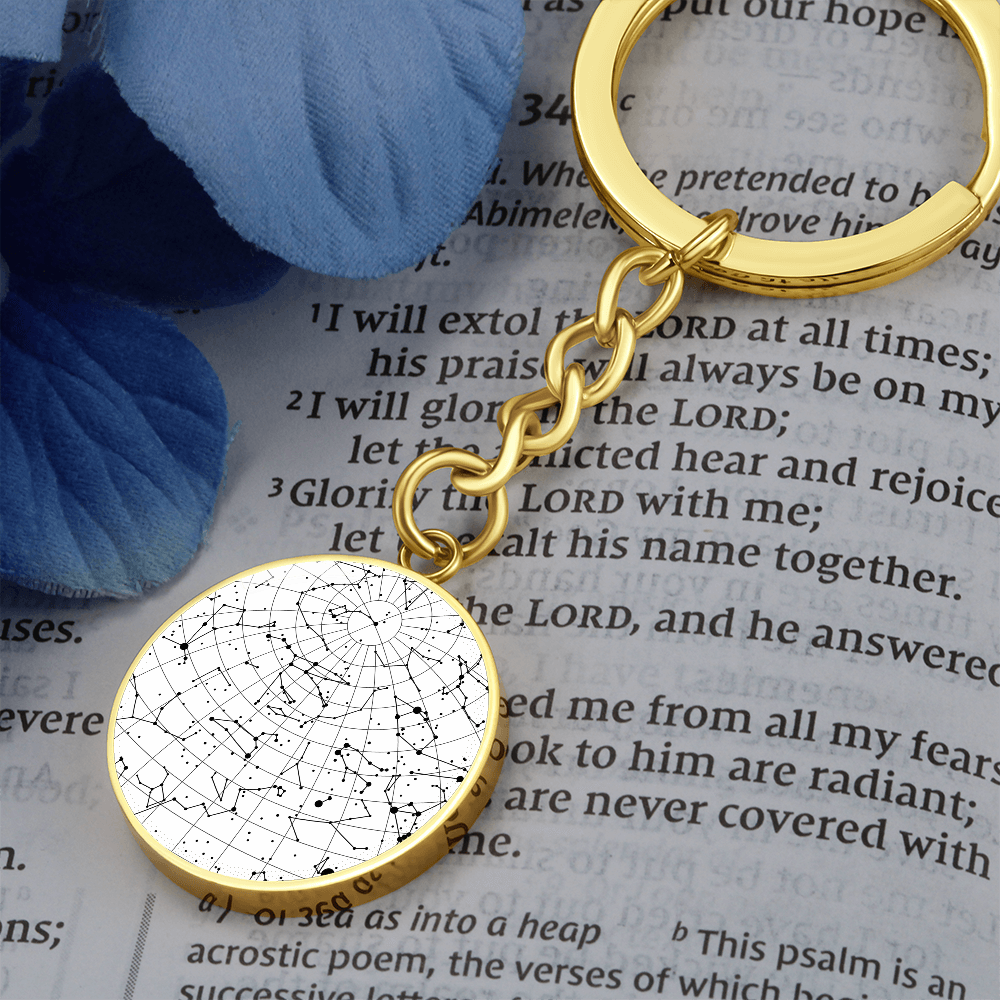 Celestial Night Sky Keychain Raritan NJ