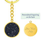 Celestial Night Sky Keychain Seattle
