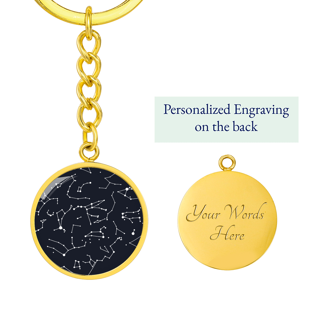Celestial Night Sky Keychain 11162025