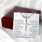 To Our Grandson Cross Necklace