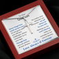 To Our Grandson Cross Necklace