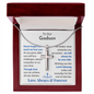 To Our Grandson Cross Necklace