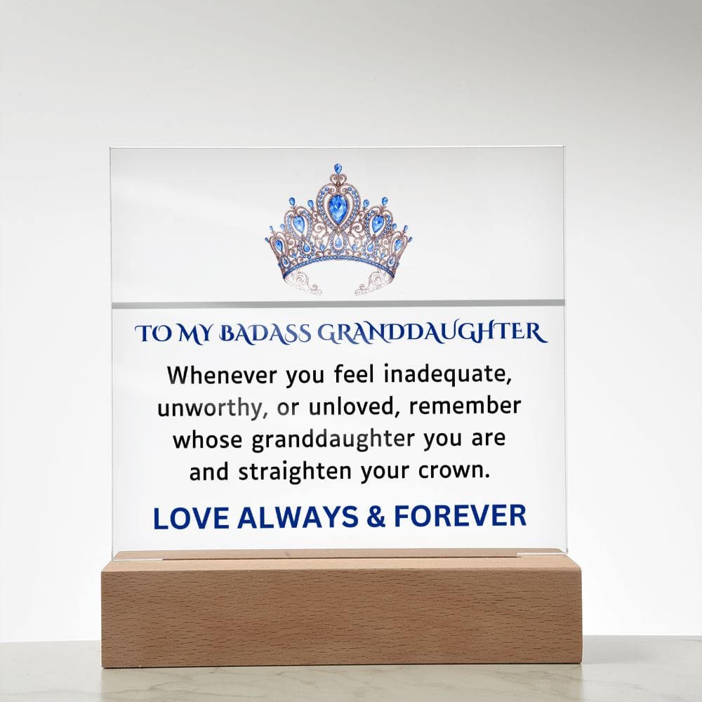 Badass Granddaughter Acrylic Plaque