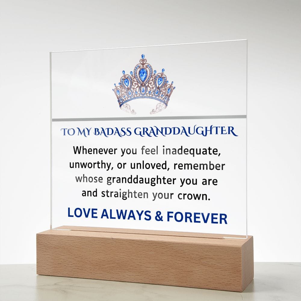 Badass Granddaughter Acrylic Plaque