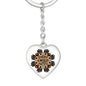 Every Child Matters Indigenous Community Canada Heart Shaped Personalized Keychain Silver Gold