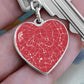 Celestial Night Sky Wills Point Heart Pendant Keychain