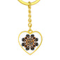 Every Child Matters Indigenous Community Canada Heart Shaped Personalized Keychain Silver Gold